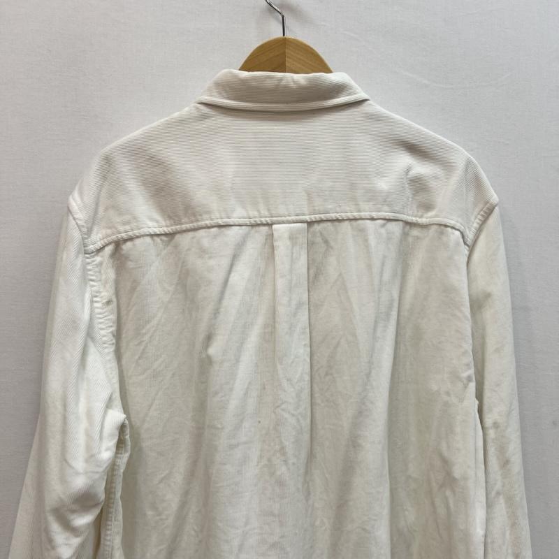 カーハート Carhartt シャツ、ブラウス 長袖 ワンポイントロゴ コーディロイシャツ L 白 / ホワイト / white メンズ USED 古着 中古 50162254