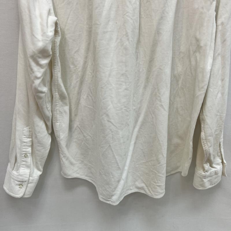 カーハート Carhartt シャツ、ブラウス 長袖 ワンポイントロゴ コーディロイシャツ L 白 / ホワイト / white メンズ USED 古着 中古 50162254