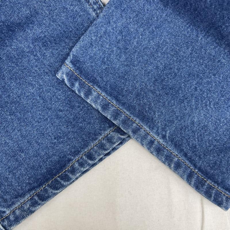 カーハート Carhartt パンツ デニム、ジーンズ デッドストック B18 DST Traditional Fit Jean ロゴパッチ 刺繍 ワイド デニム パンツ 36インチ インディゴ / インディゴ / Indigo メンズ USED 古着 中古 50162256