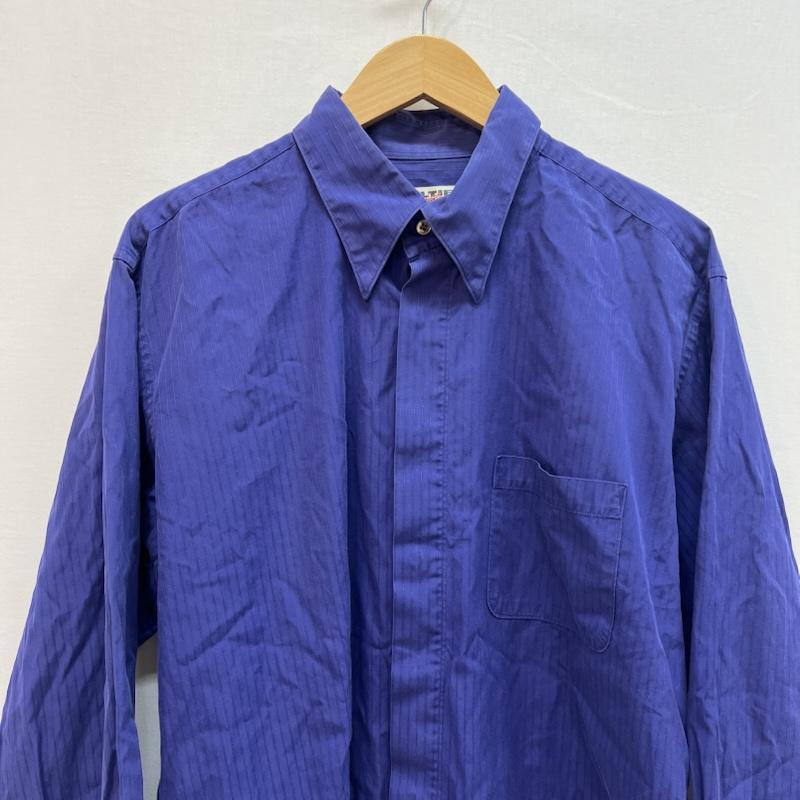 ジャンポールゴルチエオム JEANPAULGAULTIERHOMME シャツ、ブラウス 長袖 90s 比翼 ストライプシャツ 50 紫 / パープル / purple メンズ USED 古着 中古 50162261