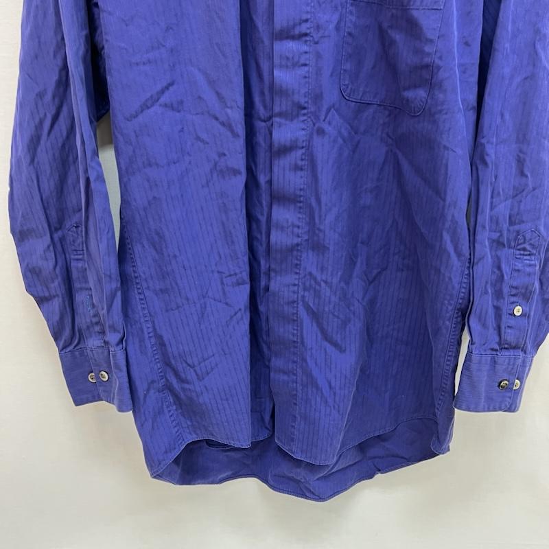 ジャンポールゴルチエオム JEANPAULGAULTIERHOMME シャツ、ブラウス 長袖 90s 比翼 ストライプシャツ 50 紫 / パープル / purple メンズ USED 古着 中古 50162261