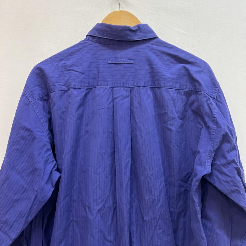 ジャンポールゴルチエオム JEANPAULGAULTIERHOMME シャツ、ブラウス 長袖 90s 比翼 ストライプシャツ 50 紫 / パープル / purple メンズ USED 古着 中古 50162261