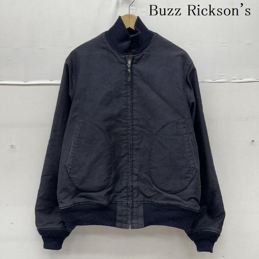バズリクソンズ Buzz Rickson s ジャケット、上着 フライトジャケット DECK ZIP ORIGINAL SPEC NAVY DEPARTMENT ジャングルクロス デッキ ジャケット BR14182 38 紺 / ネイビー / navy メンズ USED 古着 中古 50162265