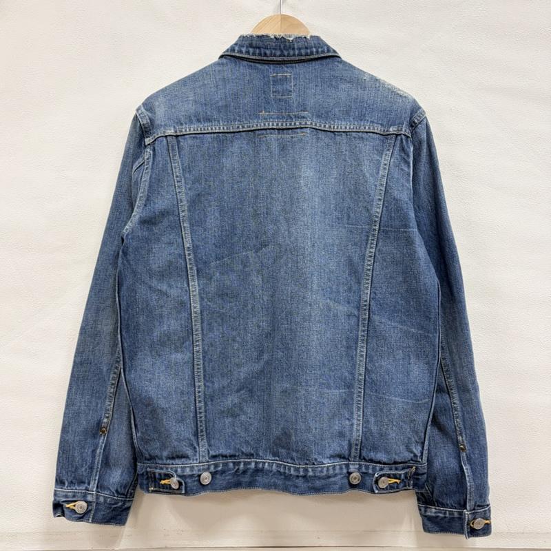 ベドウィン アンド ザ ハートブレイカーズ BEDWIN & THE HEARTBREAKERS ジャケット、上着 ジャケット、ブレザー CASSIDY CANTONOVERALLS コラボ デニムジャケット Gジャン 2nd セカンド ダメージ加工 3 無地 インディゴ / インディゴ / Indigo メンズ USED 古着 中古 50162267