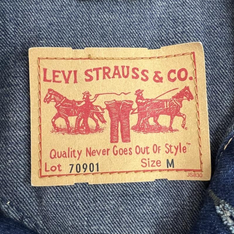リーバイス Levi s ジャケット、上着 ジャンパー、ブルゾン 00s 70901 デニムジャケット ユーロライン y2k M メンズ USED 古着 中古 50162268