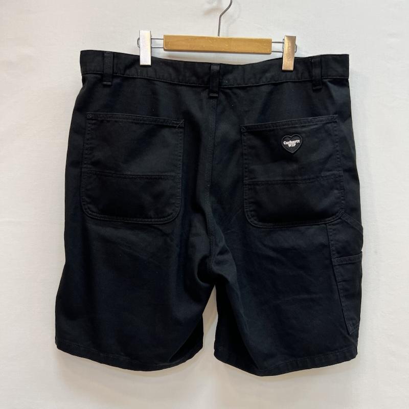 カーハート ダブリューアイピー Carhartt WIP パンツ ショートパンツ DREWE SHORT ハートロゴ ペインター ショートパンツ XL 黒 / ブラック / black メンズ USED 古着 中古 50162272