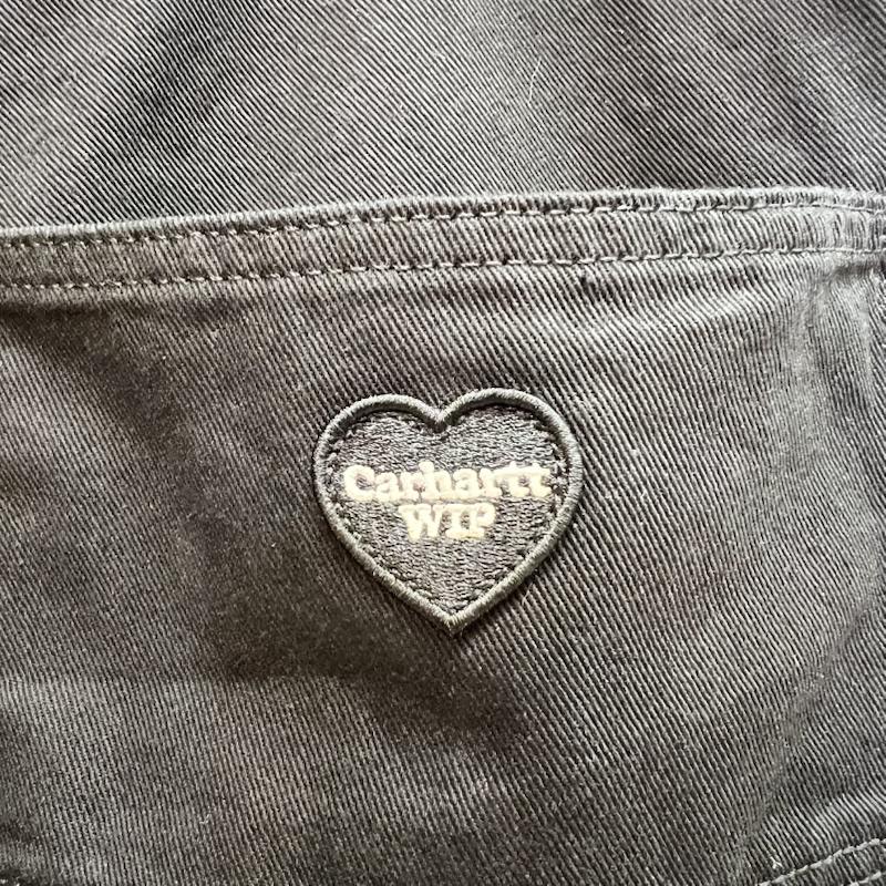 カーハート ダブリューアイピー Carhartt WIP パンツ ショートパンツ DREWE SHORT ハートロゴ ペインター ショートパンツ XL 黒 / ブラック / black メンズ USED 古着 中古 50162272