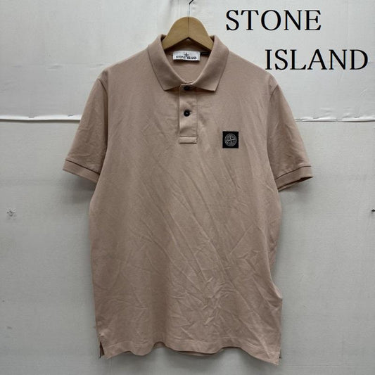 ストーンアイランド STONE ISLAND ポロシャツ 半袖 ロゴ 刺繍 ポロ シャツ K1S1522002SCS0017 M 桃 / ピンク / pink メンズ USED 古着 中古 50162280