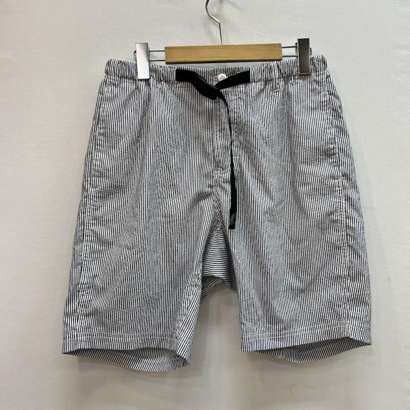グラミチ GRAMICCI パンツ ショートパンツ シアサッカー ヒッコリー ストライプ ショートパンツ M メンズ USED 古着 中古 50162283