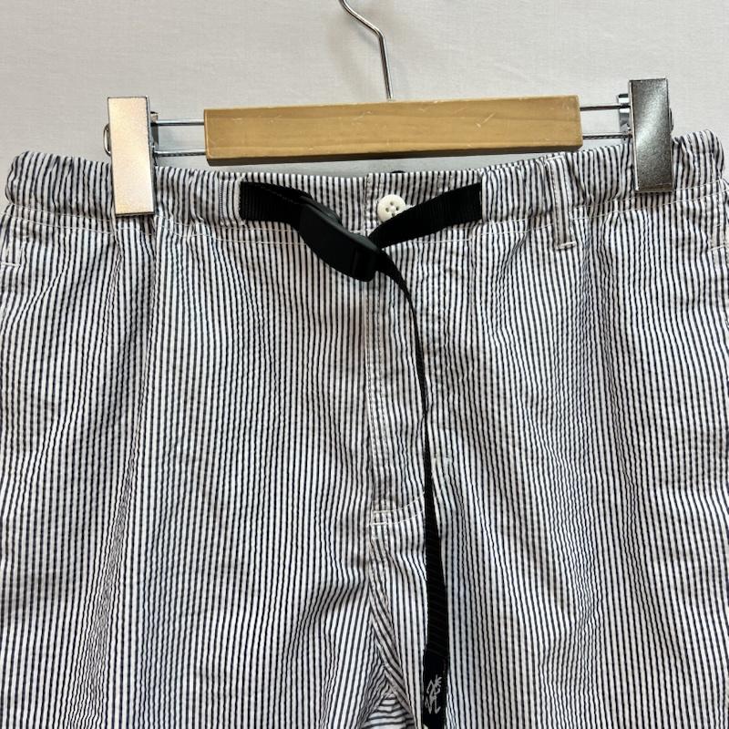 グラミチ GRAMICCI パンツ ショートパンツ シアサッカー ヒッコリー ストライプ ショートパンツ M メンズ USED 古着 中古 50162283