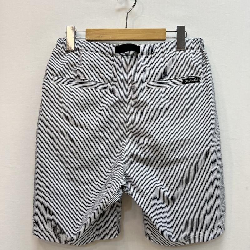 グラミチ GRAMICCI パンツ ショートパンツ シアサッカー ヒッコリー ストライプ ショートパンツ M メンズ USED 古着 中古 50162283