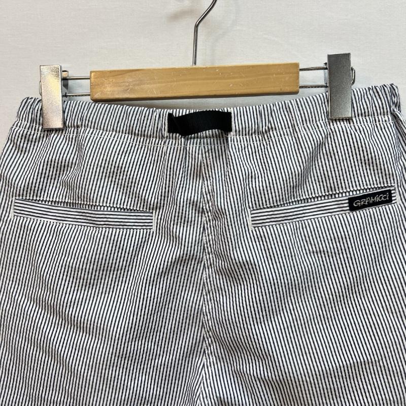 グラミチ GRAMICCI パンツ ショートパンツ シアサッカー ヒッコリー ストライプ ショートパンツ M メンズ USED 古着 中古 50162283