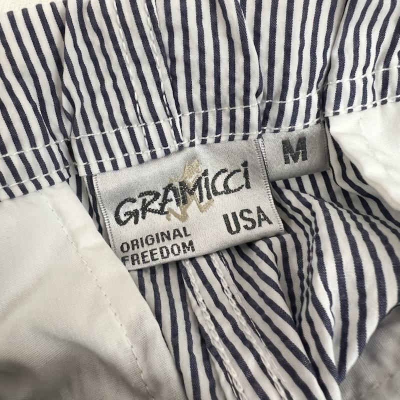 グラミチ GRAMICCI パンツ ショートパンツ シアサッカー ヒッコリー ストライプ ショートパンツ M メンズ USED 古着 中古 50162283