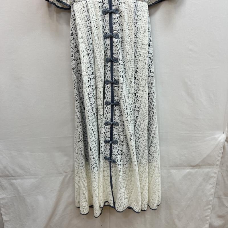 パメオポーズ PAMEO POSE ワンピース ロングスカート 総レース チャイナ風ワンピース Ipanema Long Dress M 白 / ホワイト / white レディース USED 古着 中古 50162287