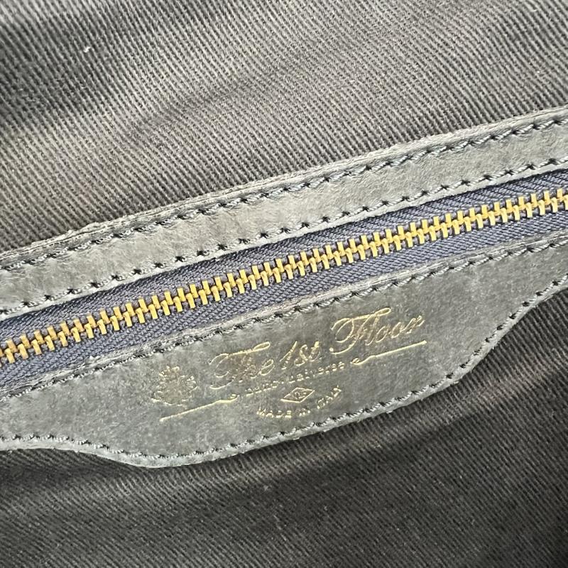 ナノユニバース nano・universe トートバッグ トートバッグ クロコ型押し レザー トートバッグ - 紺 / ネイビー / navy メンズ USED 古着 中古 50162291