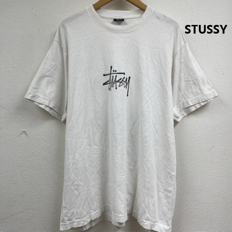 ステューシー STUSSY Tシャツ 半袖 USA製 Surf Tomb Pigment Dyed Tee Tシャツ L 白 / ホワイト / white メンズ USED 古着 中古 50162298
