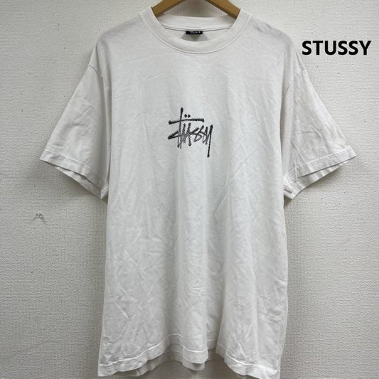 ステューシー STUSSY Tシャツ 半袖 USA製 Surf Tomb Pigment Dyed Tee Tシャツ L 白 / ホワイト / white メンズ USED 古着 中古 50162298