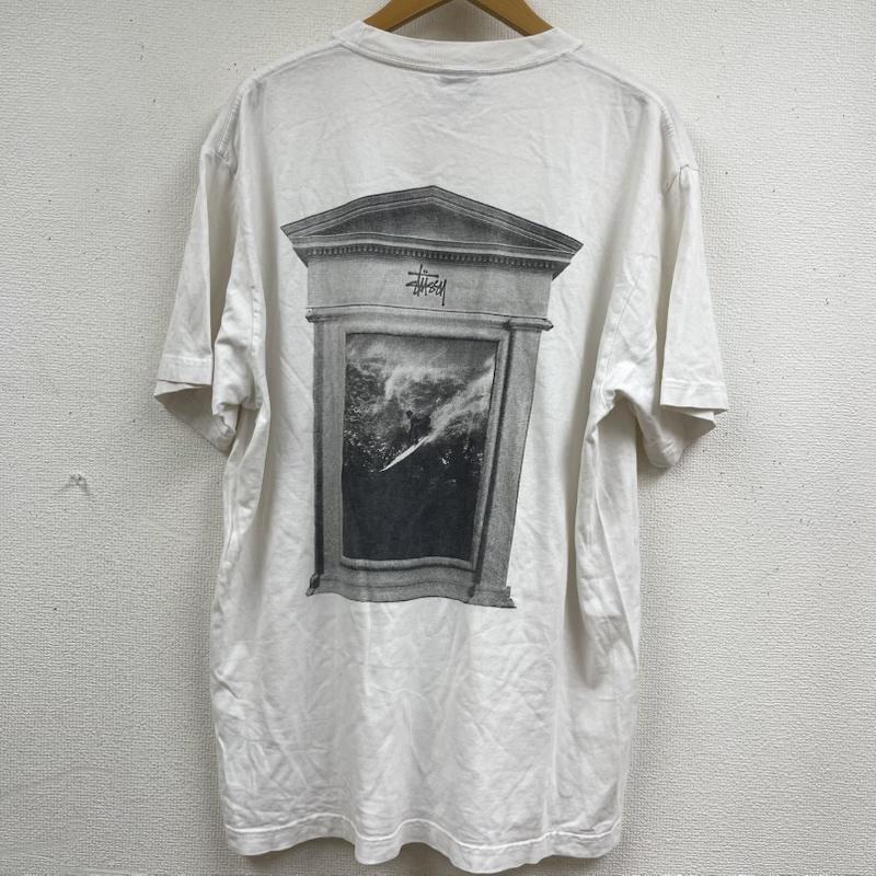 ステューシー STUSSY Tシャツ 半袖 USA製 Surf Tomb Pigment Dyed Tee Tシャツ L 白 / ホワイト / white メンズ USED 古着 中古 50162298