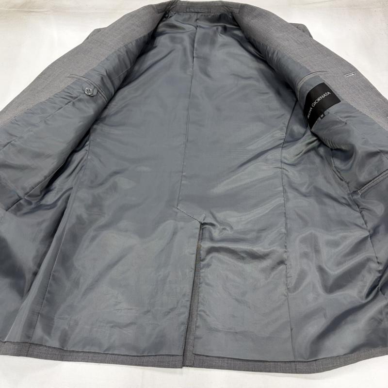ボナジョルナータ BUONA GIORNATA ジャケット、上着 ジャケット、ブレザー セットアップ スーツ ジャケット スラックス M 無地 灰 / グレー / gray メンズ USED 古着 中古 50162302