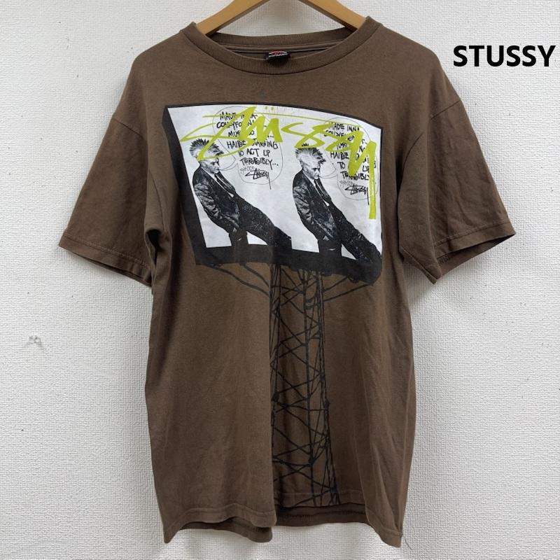 ステューシー STUSSY Tシャツ 半袖 00s OLD グラフィック プリント Tシャツ M 茶 / ブラウン / brown メンズ USED 古着 中古 50162303
