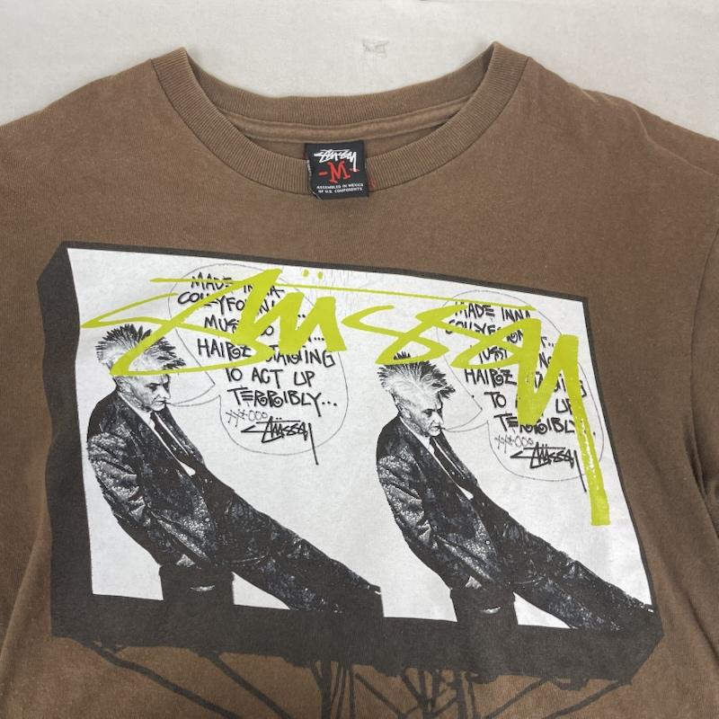 ステューシー STUSSY Tシャツ 半袖 00s OLD グラフィック プリント Tシャツ M 茶 / ブラウン / brown メンズ USED 古着 中古 50162303