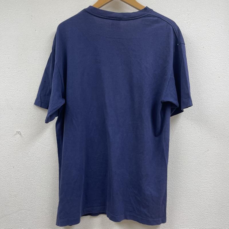 ステューシー STUSSY Tシャツ 半袖 90s 00s 白タグ USA製 ブランド ロゴ グラフィック プリント Tシャツ L 紺 / ネイビー / navy メンズ USED 古着 中古 50162305