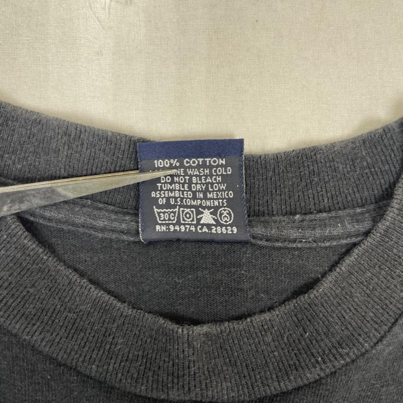 ステューシー STUSSY Tシャツ 半袖 00s 紺タグ グラフィック ロゴ プリント Tシャツ L 黒 / ブラック / black メンズ USED 古着 中古 50162309