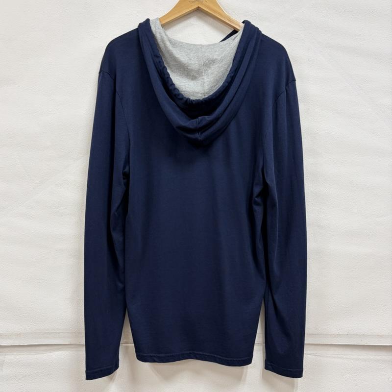 ポロラルフローレン POLO RALPH LAUREN パーカー 長袖 長袖 薄手 パーカー フーディー ポニー刺繡 S 無地 X ワンポイント X ロゴ、文字 X 刺繍 紺 / ネイビー / navy X 灰 / グレー / gray メンズ USED 古着 中古 50162312