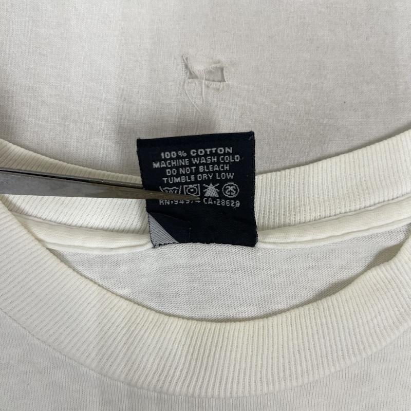 ステューシー STUSSY Tシャツ 半袖 00s BACKYARD BOUNCE サークルロゴ プリント Tシャツ M 白 / ホワイト / white メンズ USED 古着 中古 50162313
