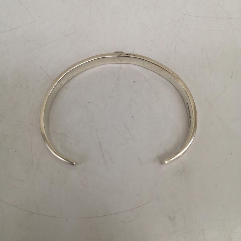 シルバー （９２５） シルバー （９２５） アクセサリー ブレスレット、バングル P.WOOD シルバー バングル SV925 - メンズ USED 古着 中古 50162319