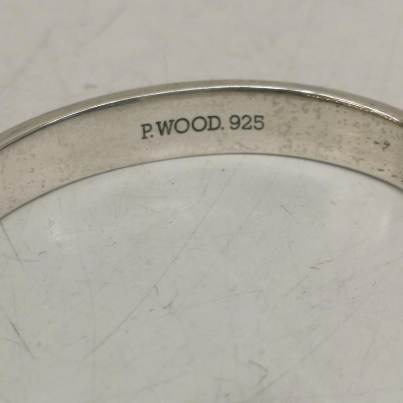 シルバー （９２５） シルバー （９２５） アクセサリー ブレスレット、バングル P.WOOD シルバー バングル SV925 - メンズ USED 古着 中古 50162319