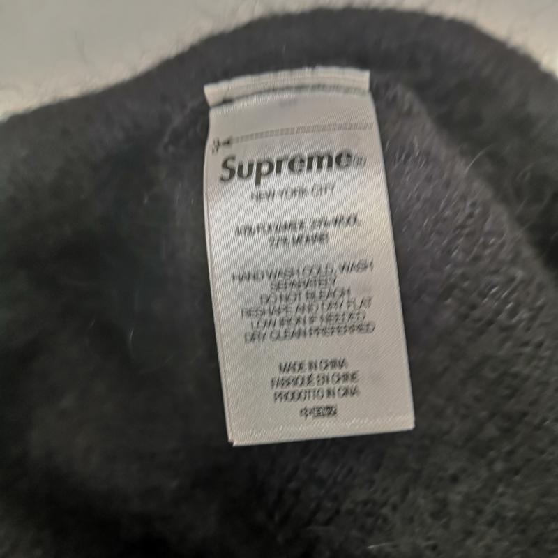 シュプリーム Supreme 帽子 ニット帽 Mohair Beanie ニット キャップ - 黒 / ブラック / black メンズ USED 古着 中古 50162322