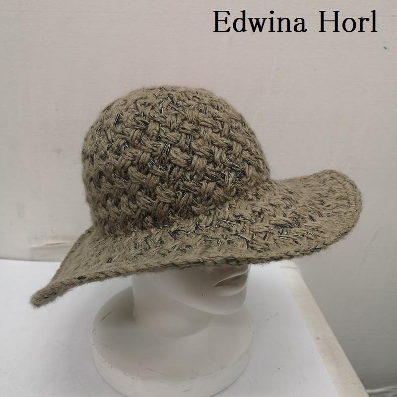 エドウィナホール Edwina Horl 帽子 ハット 15AW 編み ハット - 灰 / グレー / gray メンズ USED 古着 中古 50162323