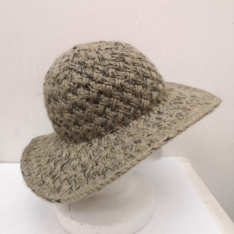 エドウィナホール Edwina Horl 帽子 ハット 15AW 編み ハット - 灰 / グレー / gray メンズ USED 古着 中古 50162323