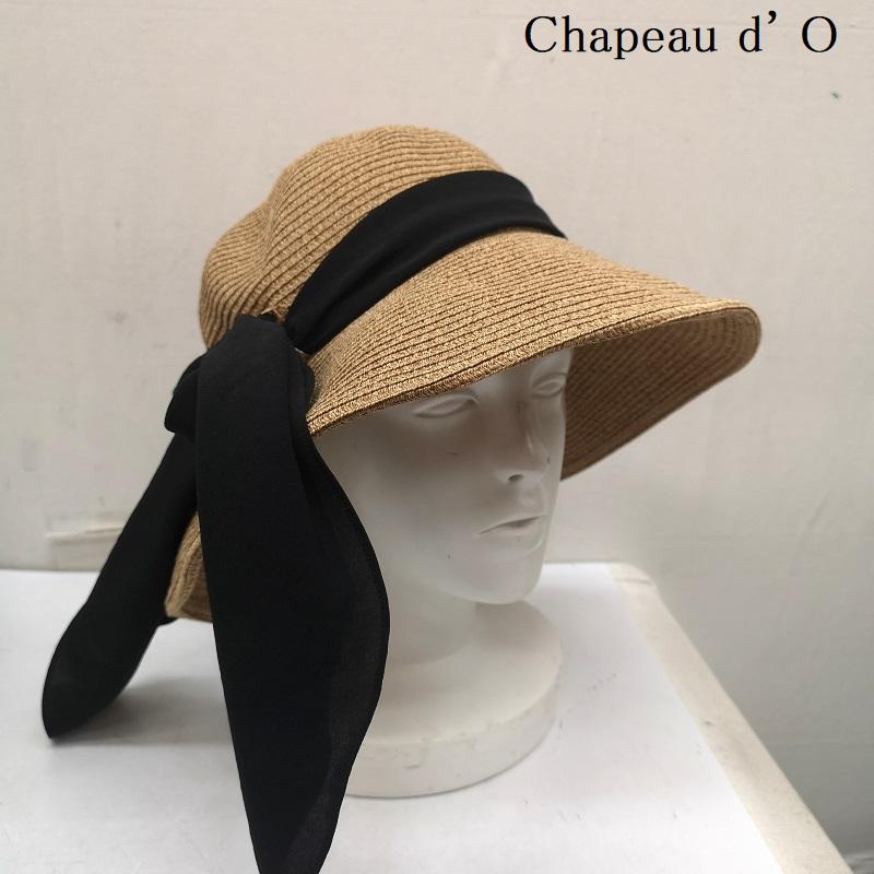 古着 USED 帽子 ハット Chapeau d  O シャポードオー ストロー ハット 麦わら帽子 - レディース USED 古着 中古 50162324