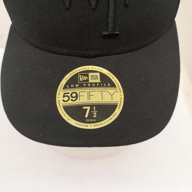 ダブルタップス WTAPS 帽子 キャップ 23AW NEWERA 59FIFTY LOW PROFILE キャップ 7 1/2 - 黒 / ブラック / black メンズ USED 古着 中古 50162327