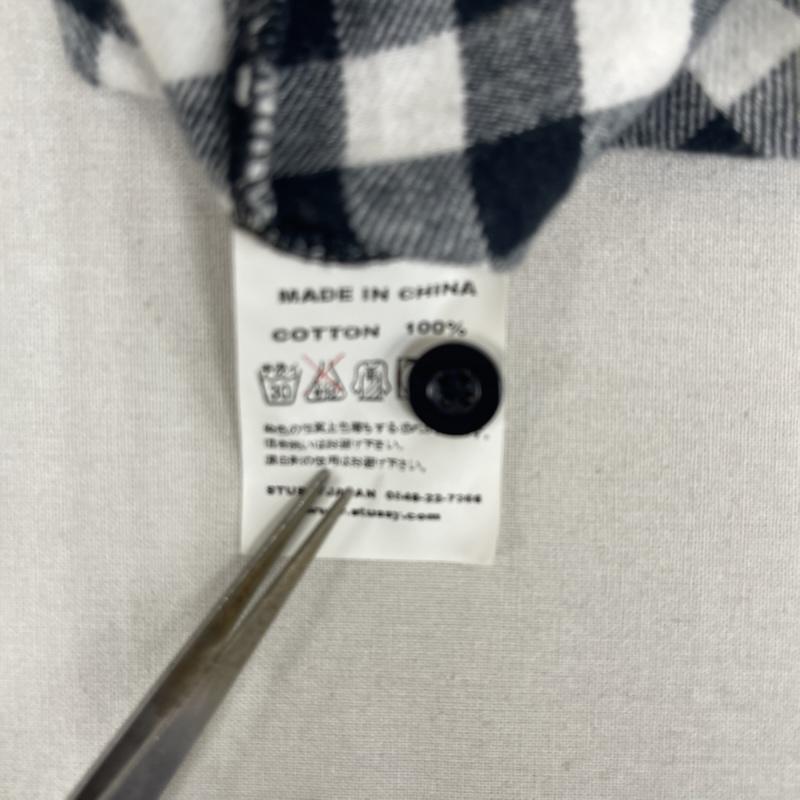 ステューシー STUSSY シャツ、ブラウス 長袖 00s old stussy ギンガムチェック柄 長袖 裏地 紫 ネルシャツ L マルチカラー / マルチカラー / multicolor メンズ USED 古着 中古 50162328