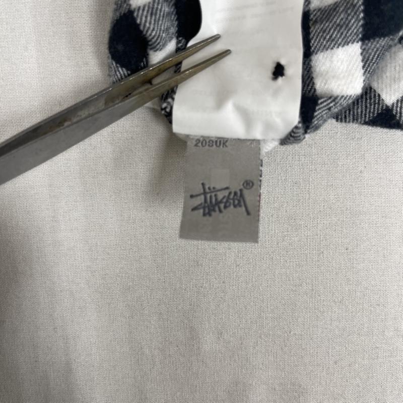 ステューシー STUSSY シャツ、ブラウス 長袖 00s old stussy ギンガムチェック柄 長袖 裏地 紫 ネルシャツ L マルチカラー / マルチカラー / multicolor メンズ USED 古着 中古 50162328