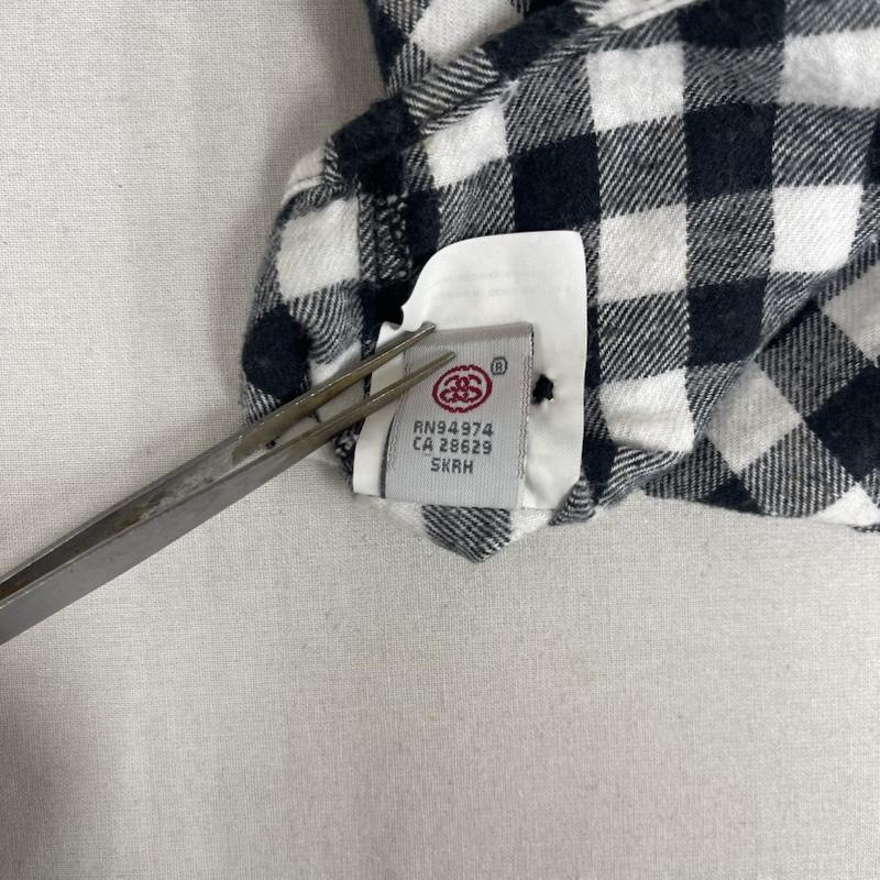 ステューシー STUSSY シャツ、ブラウス 長袖 00s old stussy ギンガムチェック柄 長袖 裏地 紫 ネルシャツ L マルチカラー / マルチカラー / multicolor メンズ USED 古着 中古 50162328