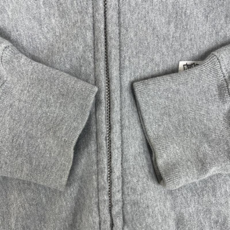 コアファイター CORE FIGHTER パーカー 長袖 ブランド バック ロゴ プリント ジップアップ パーカー L 灰 / グレー / gray メンズ USED 古着 中古 50162330