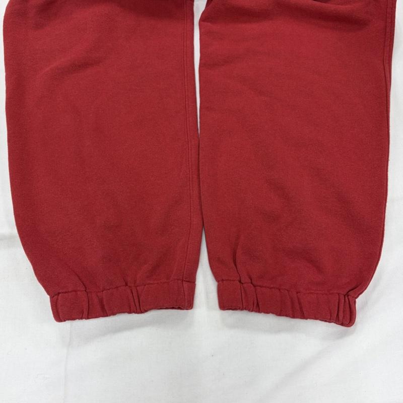 アヴィレックス AVIREX パンツ ワークパンツ、ペインターパンツ アーチロゴ 刺繍 スウェット パンツ アメカジ ミリタリー L ロゴ、文字 X 刺繍 赤 / レッド / red メンズ USED 古着 中古 50162336