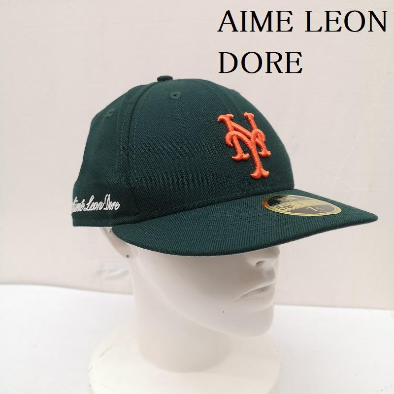ニューエラ NEW ERA 帽子 キャップ AIME LEON DORE エメレオンドレ ニューヨーク メッツ キャップ 7 1/2 - 緑 / グリーン / green メンズ USED 古着 中古 50162337