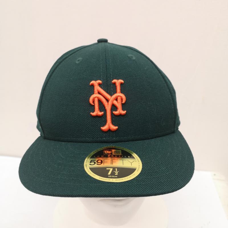 ニューエラ NEW ERA 帽子 キャップ AIME LEON DORE エメレオンドレ ニューヨーク メッツ キャップ 7 1/2 - 緑 / グリーン / green メンズ USED 古着 中古 50162337