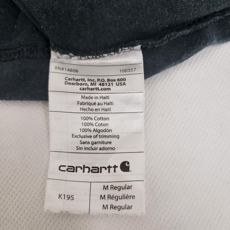 カーハート Carhartt Tシャツ 半袖 ルーズフィット ヘビーウエイト 黒 ワーク K195BLK 3500024557 M メンズ USED 古着 中古 50162342