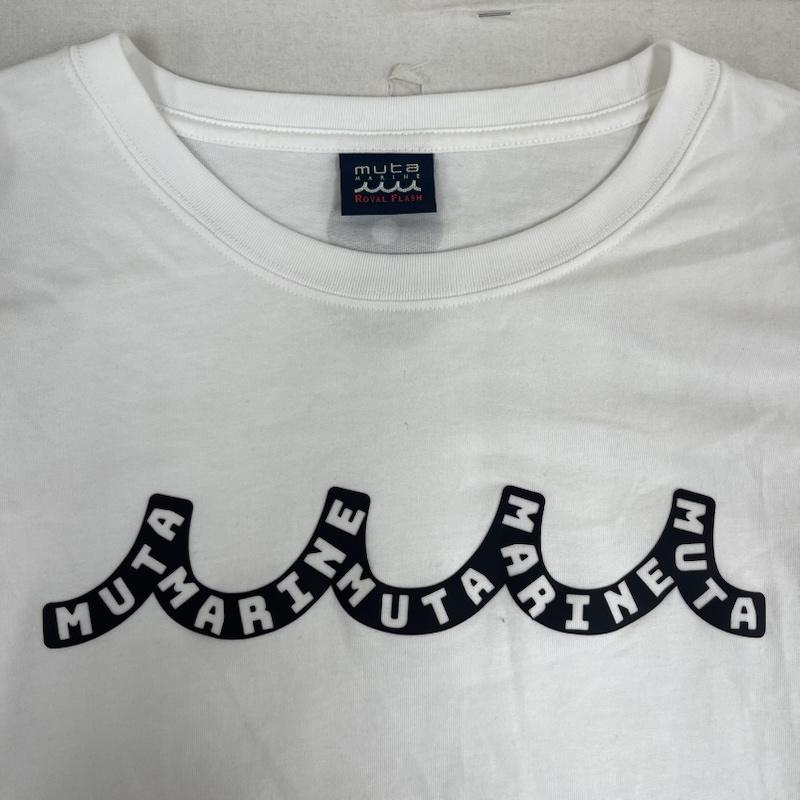 ムータ muta Tシャツ 長袖 ROYAL FLASH 別注 Wave muta MARINE LS Tシャツ XL 白 / ホワイト / white メンズ USED 古着 中古 50162349
