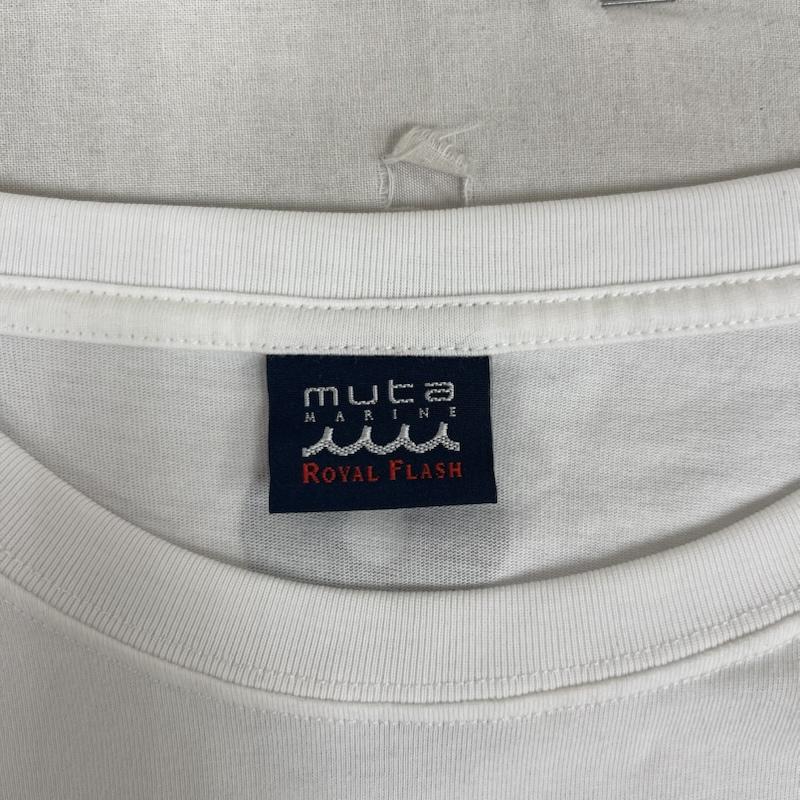 ムータ muta Tシャツ 長袖 ROYAL FLASH 別注 Wave muta MARINE LS Tシャツ XL 白 / ホワイト / white メンズ USED 古着 中古 50162349