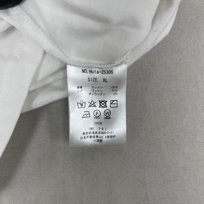 ムータ muta Tシャツ 長袖 ROYAL FLASH 別注 Wave muta MARINE LS Tシャツ XL 白 / ホワイト / white メンズ USED 古着 中古 50162349