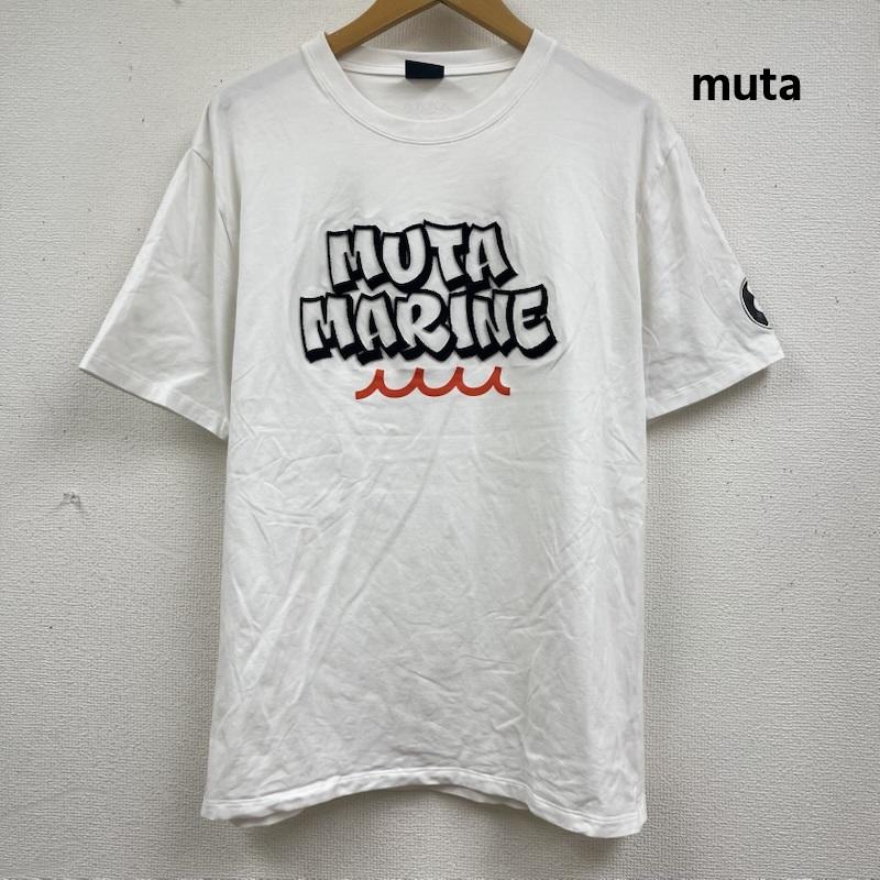 ムータ muta Tシャツ 半袖 ROYAL FLASH 別注 muta Brush Tee デザイン Tシャツ muta-26102 XL 白 / ホワイト / white メンズ USED 古着 中古 50162351