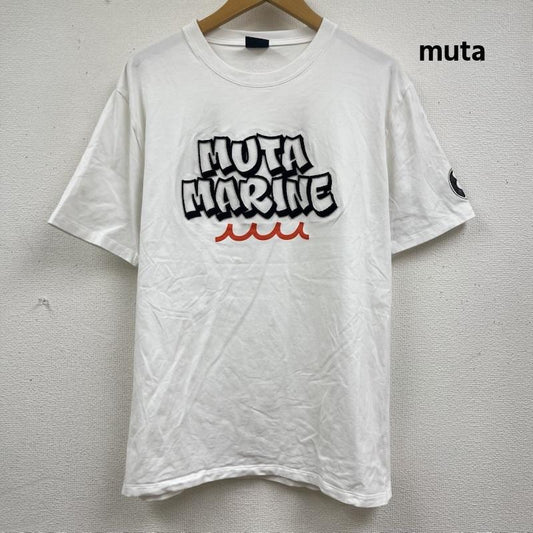 ムータ muta Tシャツ 半袖 ROYAL FLASH 別注 muta Brush Tee デザイン Tシャツ muta-26102 XL 白 / ホワイト / white メンズ USED 古着 中古 50162351