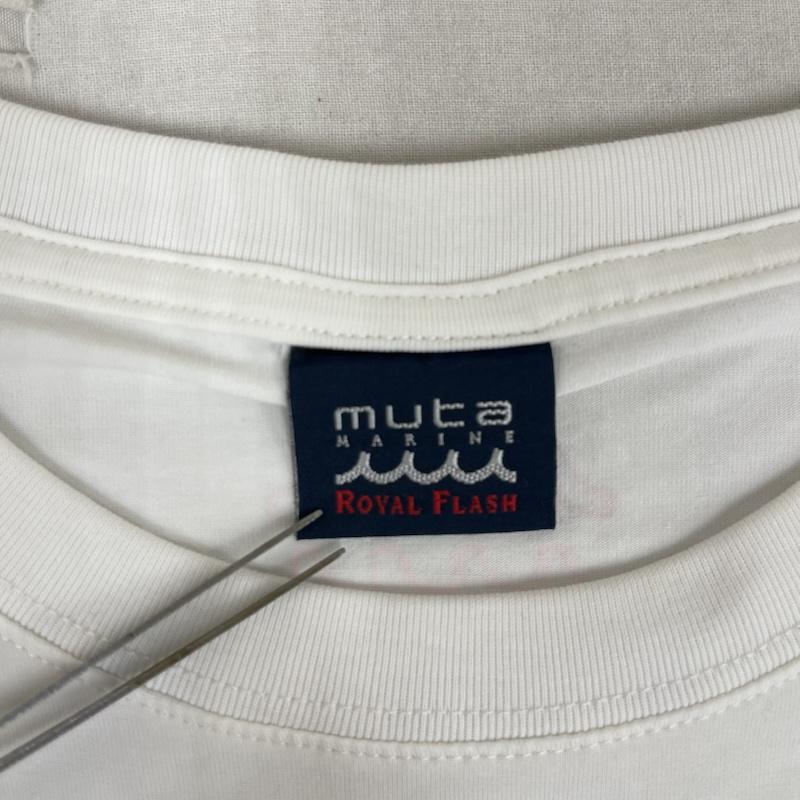 ムータ muta Tシャツ 半袖 ROYAL FLASH 別注 muta Brush Tee デザイン Tシャツ muta-26102 XL 白 / ホワイト / white メンズ USED 古着 中古 50162351